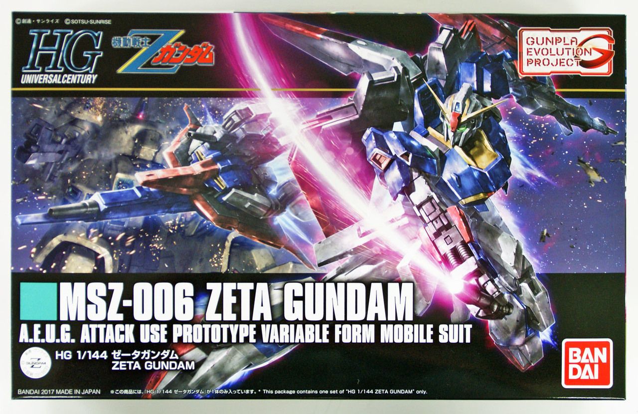 Bandai 1/144 HGUC Zeta Gundam No 203