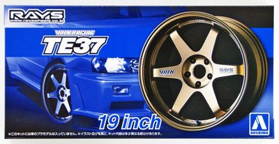 Aoshima 1/24 Volk Racing TE37 19in Wheel Set
