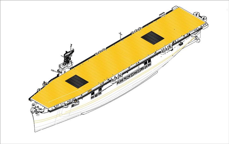 Trumpeter  1/350 USS CVE-26 Sangamon