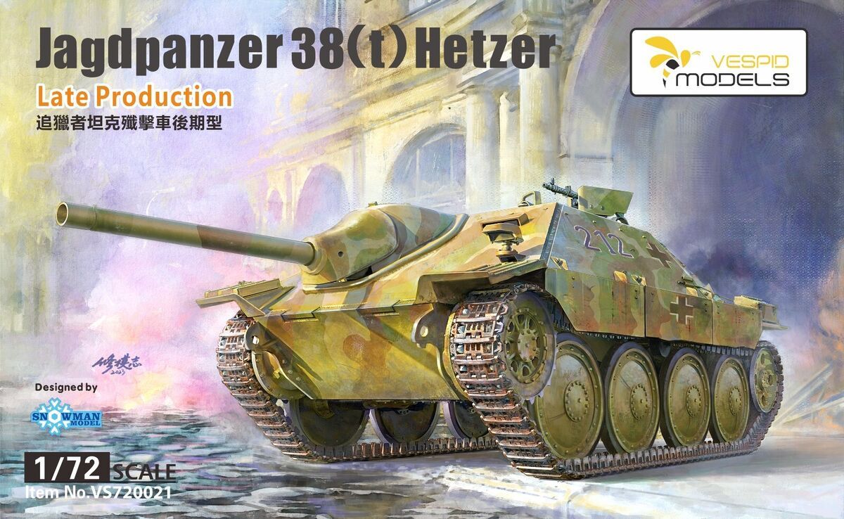 Vespid 1/72 Jagdpanzer 38(t) Hetzer Late Production