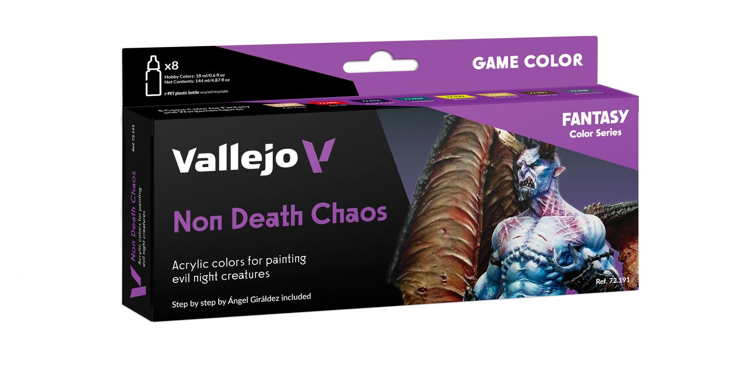 Vallejo Game Color Non Death Chaos Paint Set 8pc
