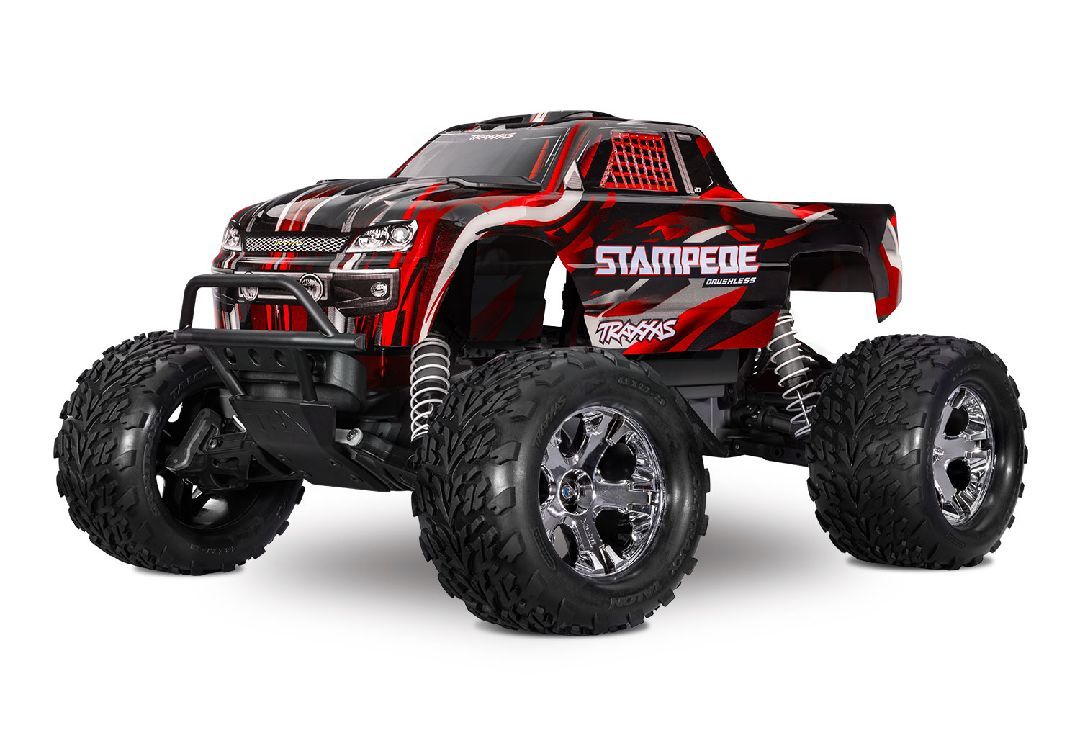 Traxxas 1/10 Stampede 2WD BL-2S HD Clipless - Red