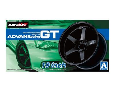 Aoshima 1/24 Advan Racing GT 19in Wheel Set