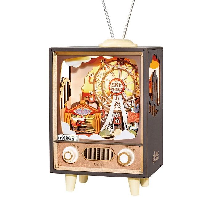 Robotime Rolife Sunset Carnival DIY Music Box