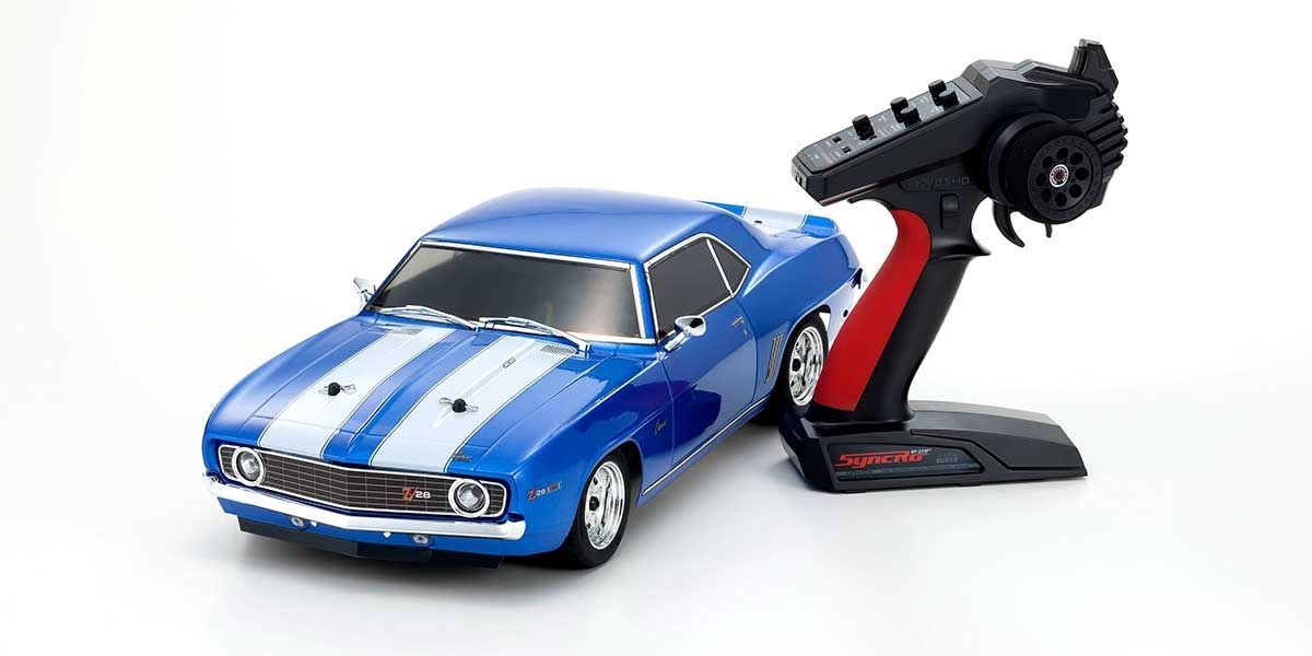 Kyosho 1/10 4WD FAZER Mk2 FZ02 ReadySet 1969 Chevy Camaro Z/28 Le Mans Blue