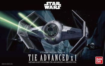 Bandai 1/72 Star Wars TIE Advanced X1
