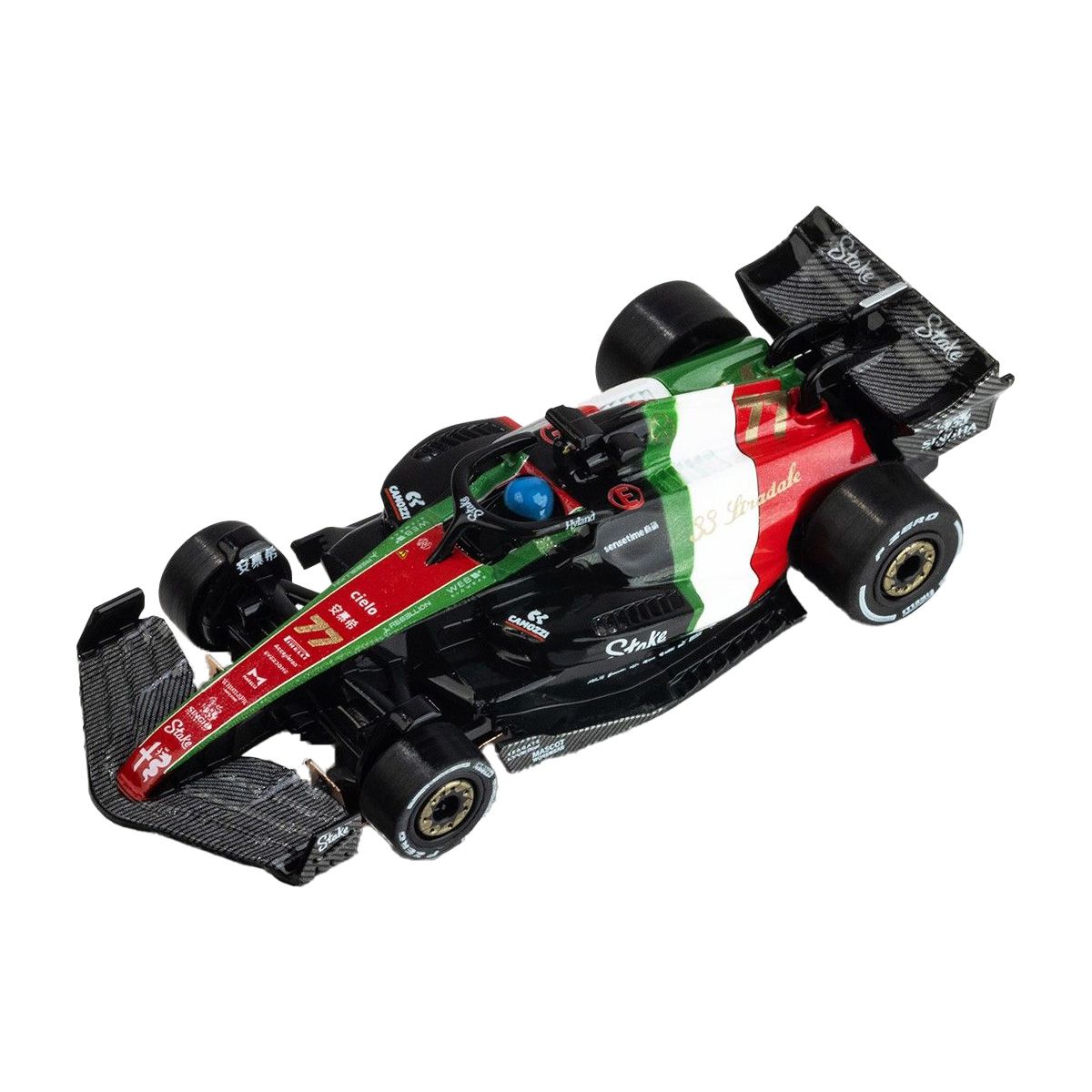 AFX Alfa Romeo 2023 F1 Monza HO Scale Slot Car Green/White/Red