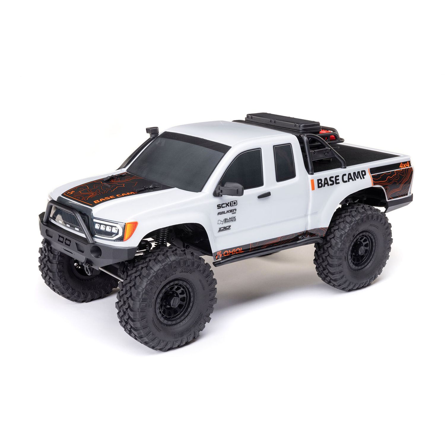 Axial 1/10 SCX10 III Base Camp 4X4 RTR Brushed Rock Crawler White