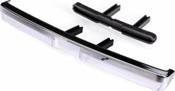 Traxxas TRX-4 Bumper, front (chrome)/ bumper mount (2)/ 3x10 BCS (2) F150