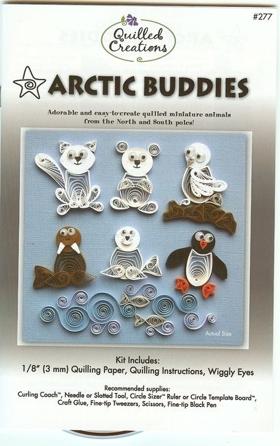 Quilled Creations Arctic Buddies Quilling Kit