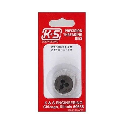 K&amp;S Engineering 3-48 Threading Die