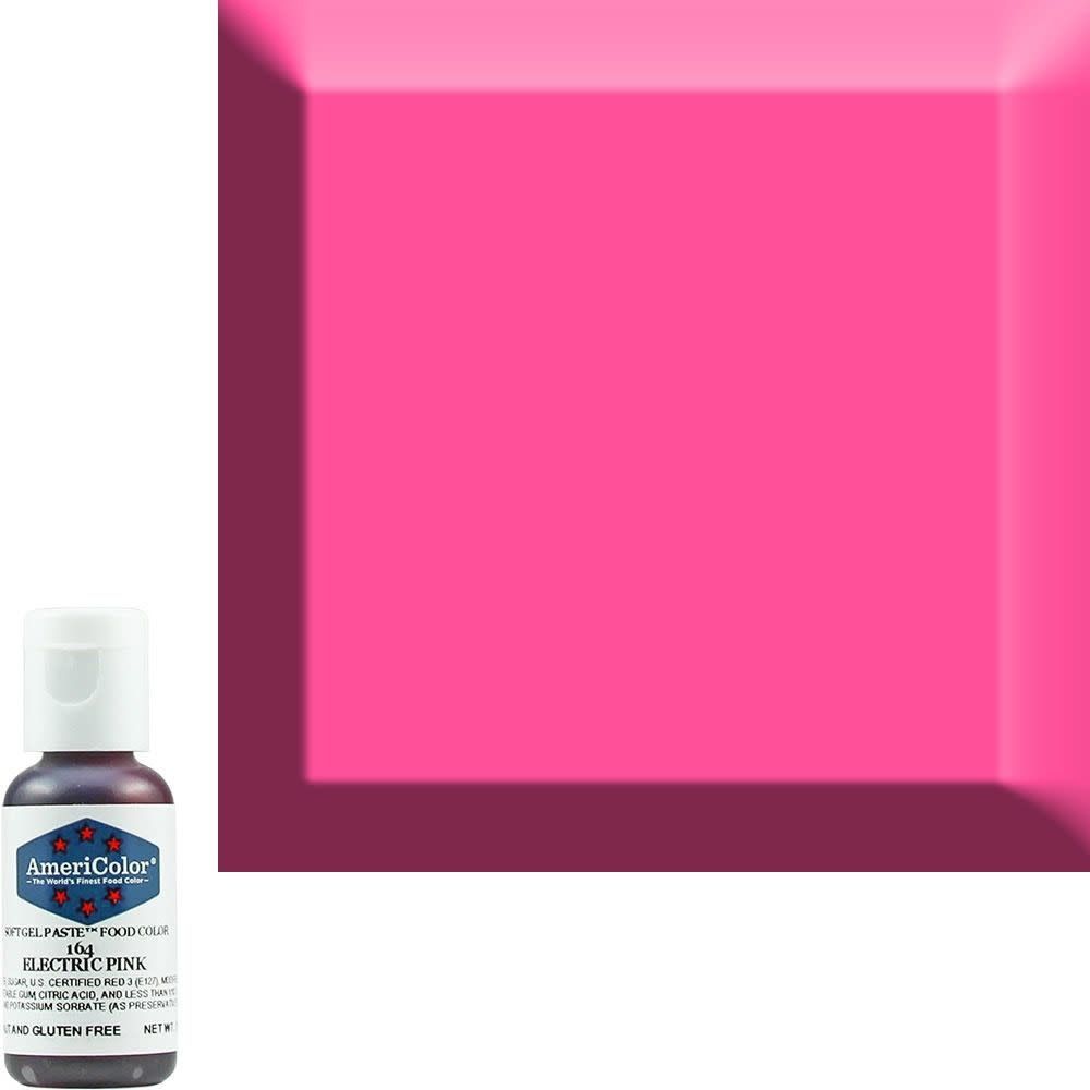 AmeriColor 0.75oz Soft Gel Electric Pink