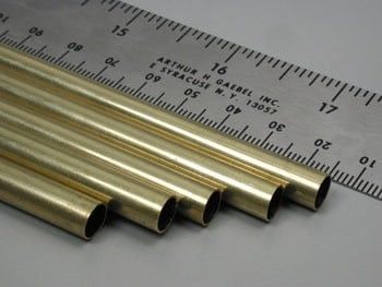 K&amp;S Engineering 9/32x36in Round Brass Tube