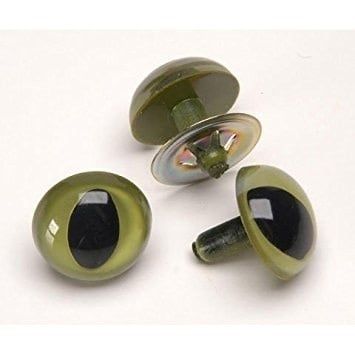 Darice 9mm Cat Eye Green (2)