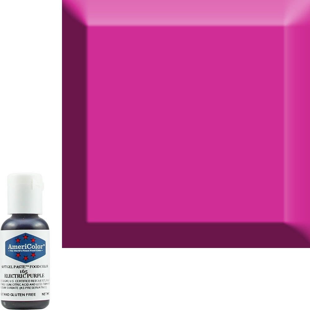 AmeriColor 0.75oz Soft Gel Electric Purple