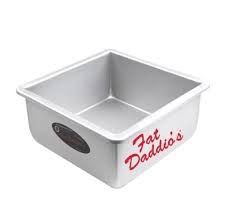 Fat Daddio&#39;s 6x6x3in Square Cake Pan