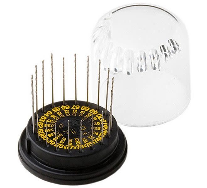 Excel Hobby Blade No 60-80 Assorted Drill Bits with Plastic Stand 20pc