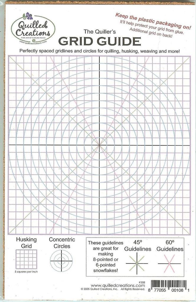 Quilled Creations Quilling Grid Guide