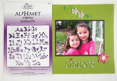 Quilled Creations Alphabet Letters Quilling Kit