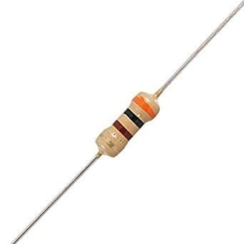 BPS Resistors 330ohm 1/4W 5% Axial 100