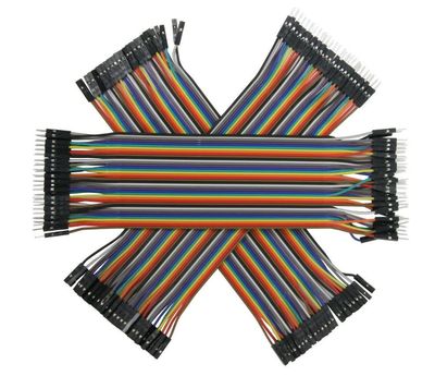 BPS 20cm Unzippable ZipWire Female to Female 40pc