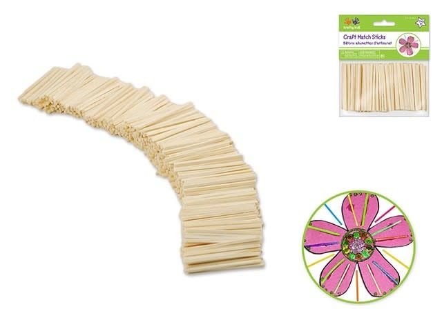 Krafty Kids Craft Match Sticks 2" Natural