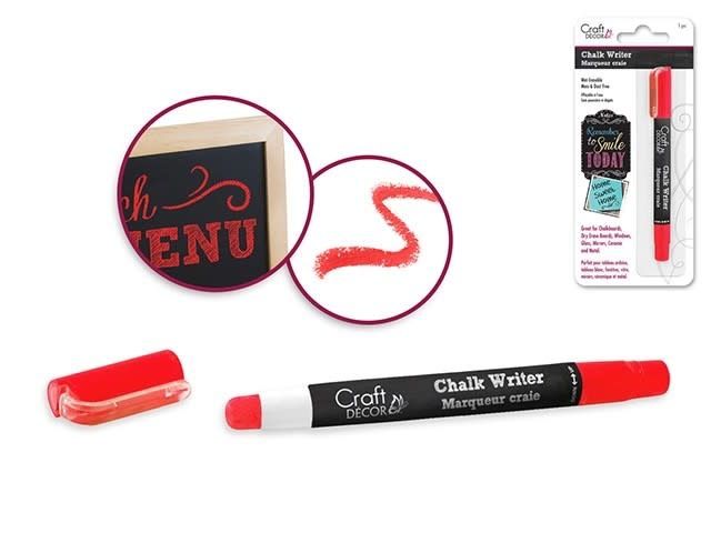 Craft Decor Chalk Writer Pen Red