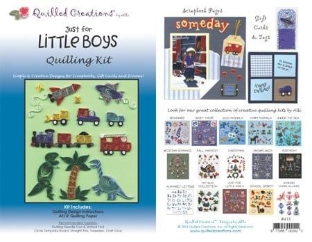 Quilled Creations Just for Little Boys Quilling Kit