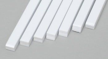 Evergreen Scale Models 0.100x0.125in Polystyrene Strip 7pc