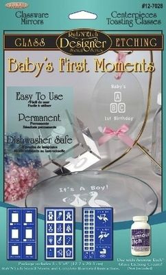 Armor Products Baby's First Moments Glass Etching Stencil