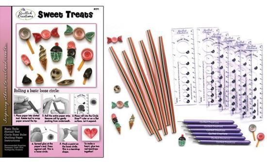 Quilled Creations Sweet Treats Class Pack Kit 6pc