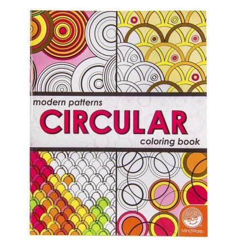 MindWare Modern Patterns Circular Coloring Book
