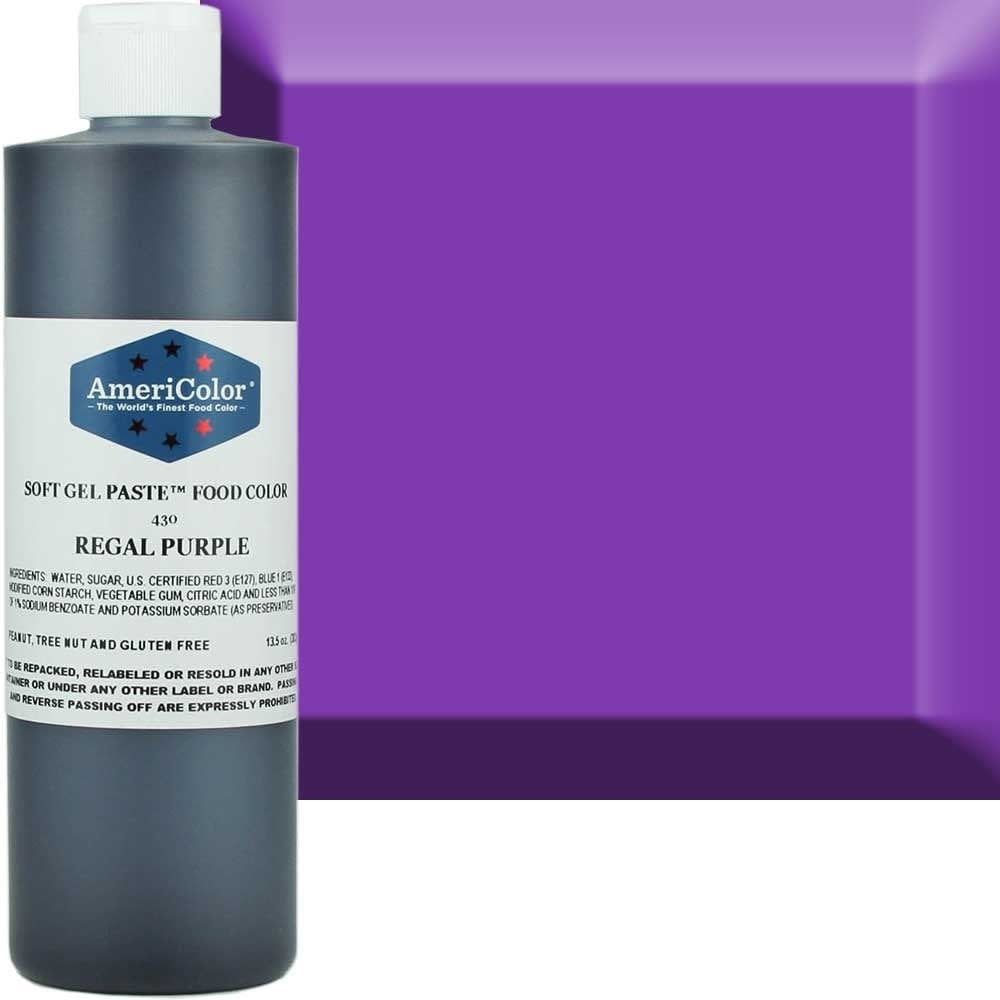 AmeriColor 4.5oz Soft Gel Regal Purple