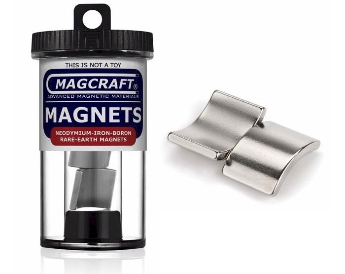 Magcraft 0.75â€ X 0.625â€ 0.75â€ Rare Earth Magnet (2)