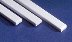 Evergreen Scale Models 6x6in HO Polystyrene Strip 10pc