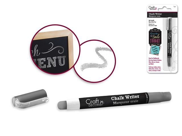 Craft Decor Chalk Writer Pen Silver