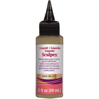 Sculpey/Polyform Gold Liquid 2 oz