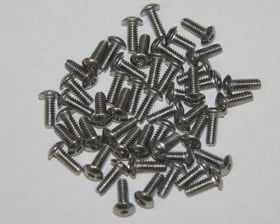 APS 5x10mm Stainless Steel Button Hex Screws