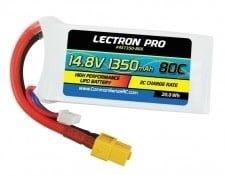 Common Sense R/C 14.8V 1350Mah 80C Lipo with XT60