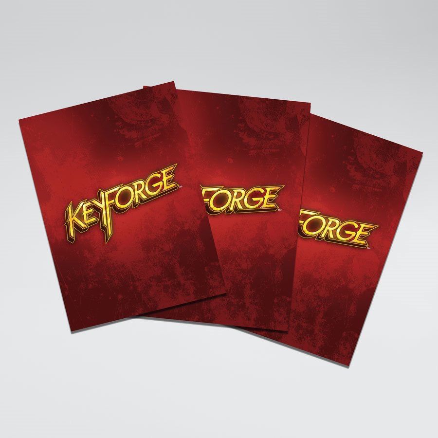 Sleeves: Keyforge Logo Matte Red (40)