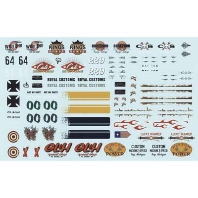 AMT\ERTL 1/25 Rat Rod Graphics Decals