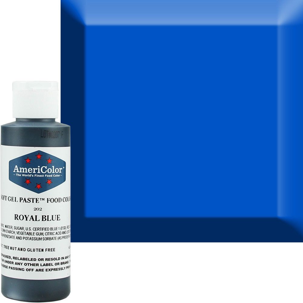 AmeriColor 4.5oz Soft Gel Royal Blue