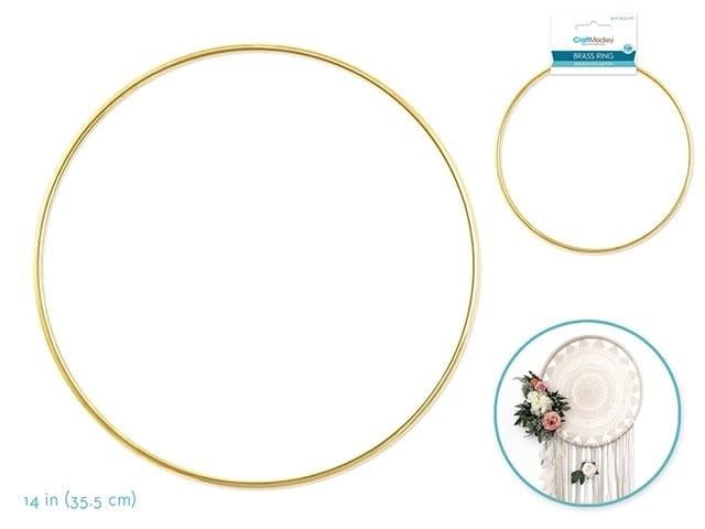 CraftMedley Brass Ring - 14&quot;