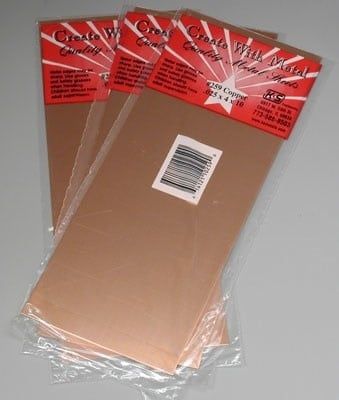 K&amp;S Engineering  COPPER SHEET 4 X 10 X .025