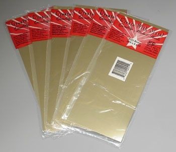 K&amp;S Engineering  BRASS SHEET 4 X 10 X .010