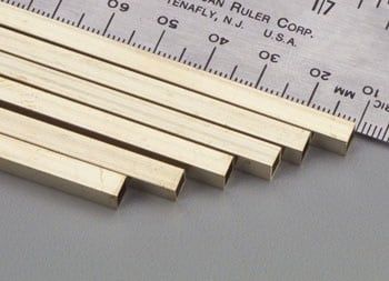 K&amp;S Engineering  Square Brass Tube 3/16 X 12''