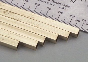 K&amp;S Engineering  Square Brass Tube 7/32 X 12''