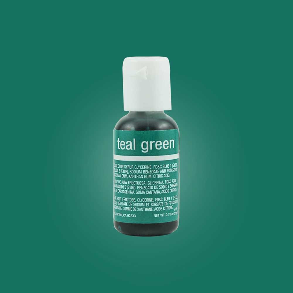 Chefmaster Teal Green Gel 0.7oz