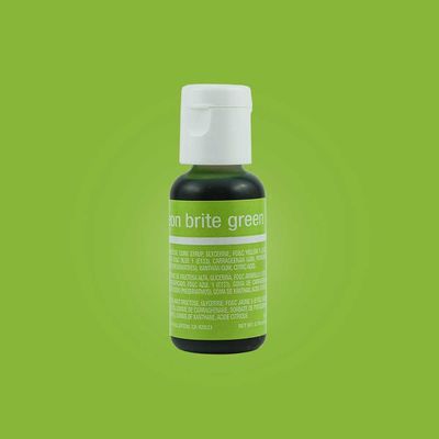 Chefmaster Neon Brite Green Gel 0.7oz