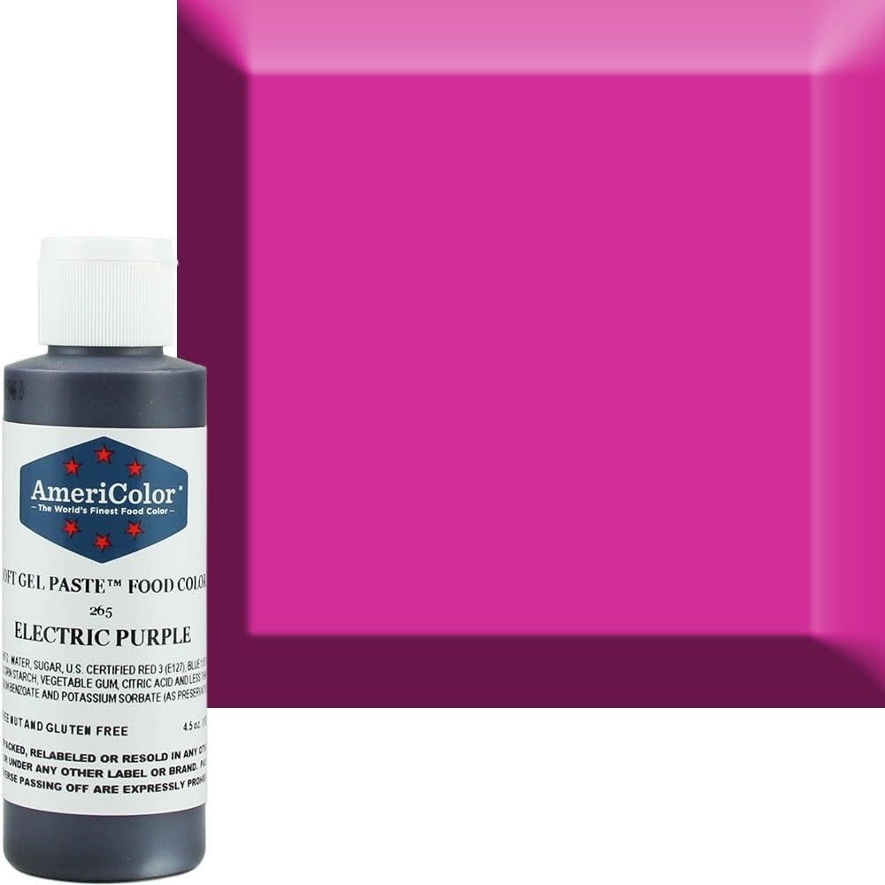 AmeriColor 4.5oz Soft Gel Electric Purple